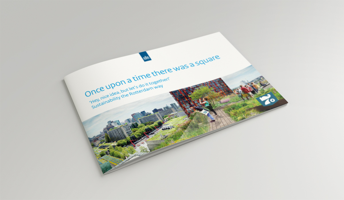 A5 brochure 'Once upon a time there was a square'